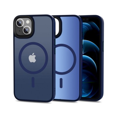 Husa iPhone 13, Tech-Protect Magmat MagSafe, Albastru-Matte